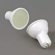 Лампочка светодиодная  MR16-5W-3000K-2835 plast купить с доставкой по России